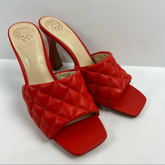 Vince Camuto Shoes - Vince Camuto, the Reselm Quilted Leather Square Toe Size 9.5